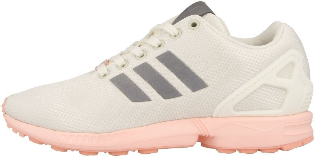 Adidas ZX Flux Trainer Low weiB FTWR White metallic Silver SLD Haze Coral ab 69 95 Preisvergleich bei idealo