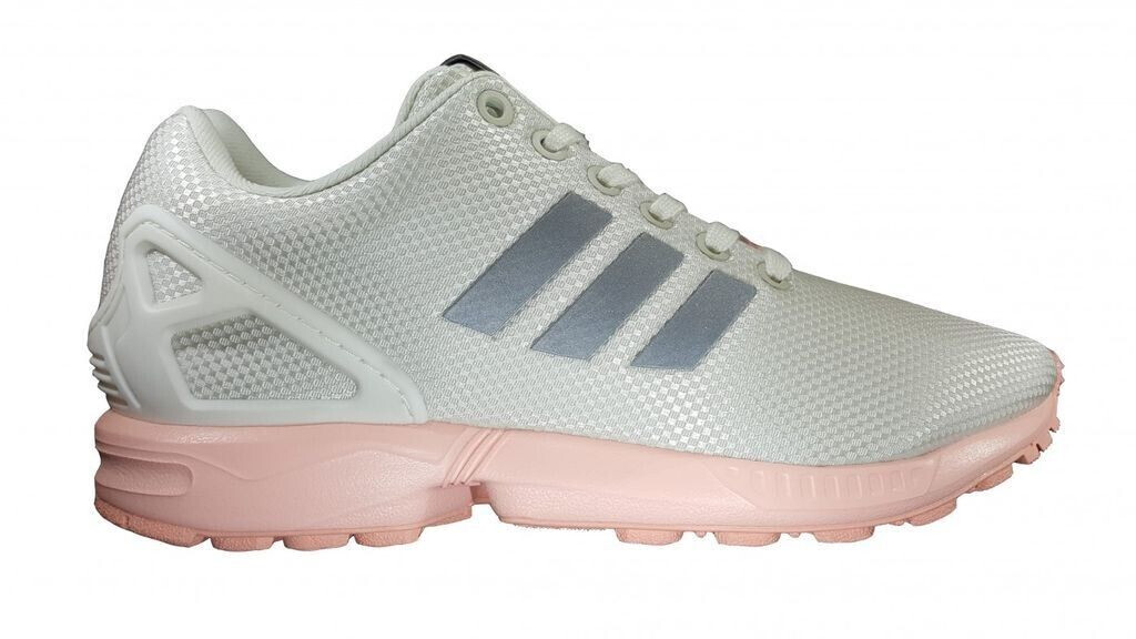 Adidas ZX Flux Trainer Low weiB FTWR White metallic Silver SLD Haze Coral ab 69 95 Preisvergleich bei idealo