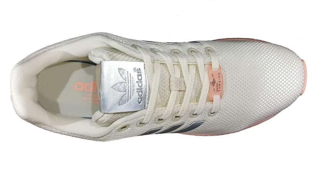Adidas ZX Flux Trainer Low weiB FTWR White metallic Silver SLD Haze Coral ab 69 95 Preisvergleich bei idealo