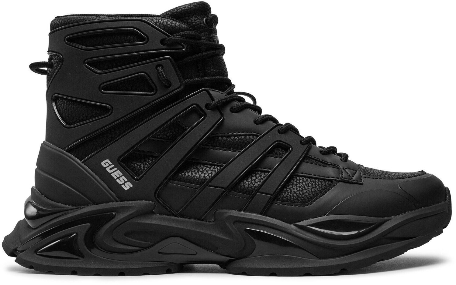 Guess Sneakers Belluno Mid FMTBEM ELE12 black