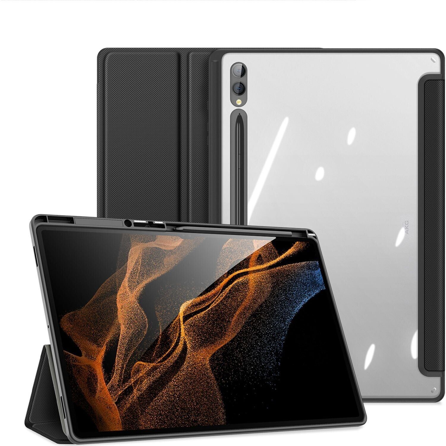 Dux Ducis Toby Case Samsung Galaxy Tab S9 Ultra / S8 Ultra Black