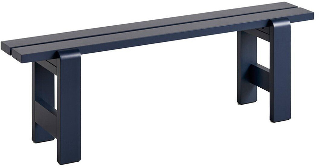 HAY Weekday bench L 140 cm steel blue