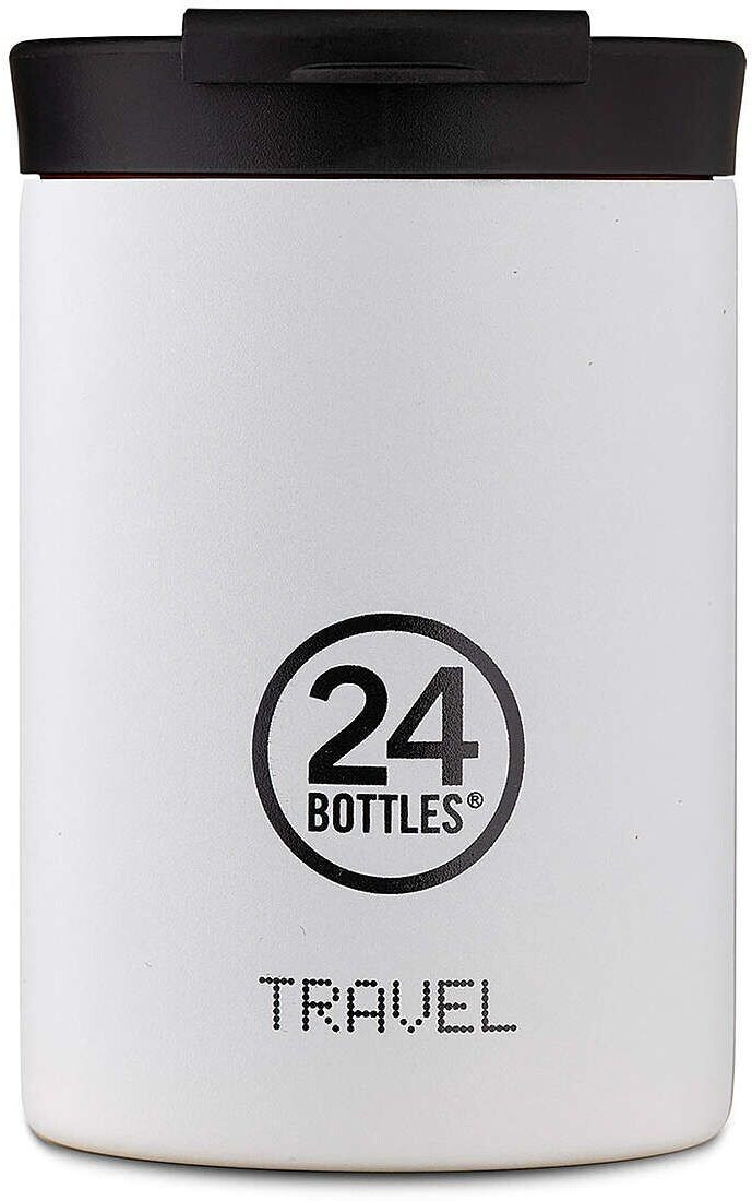 24Bottles Travel Tumbler Basic insulated cup mini - ice white - 350 ml
