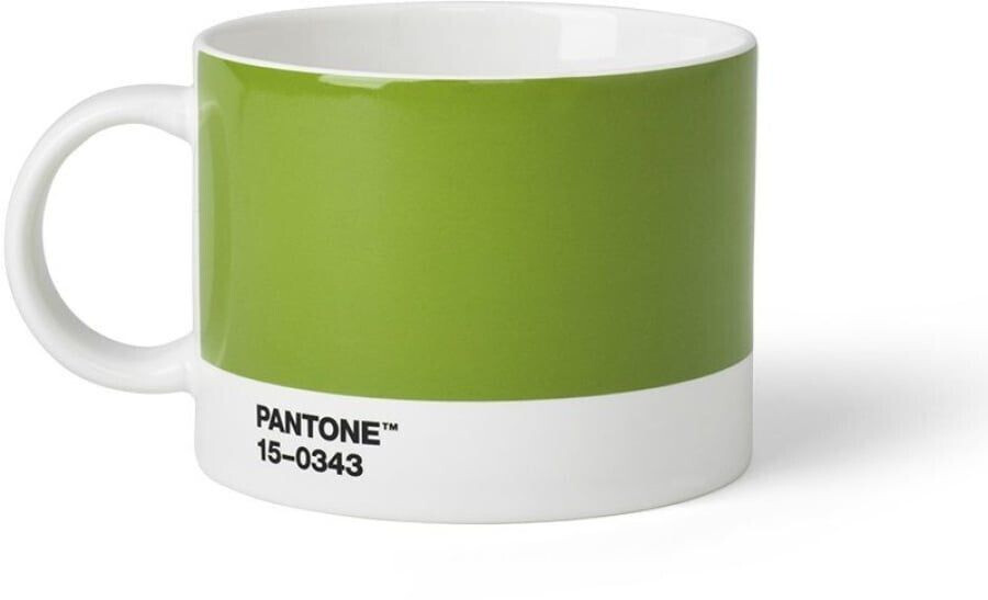 Pantone Porcelain tea mug - Green 15-0343 - 475 ml