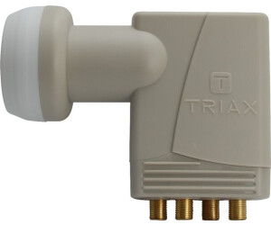 LNB Quattro - Triax - TQT 400 Gold - Compatible 40 Mm - Gain élevé - 10