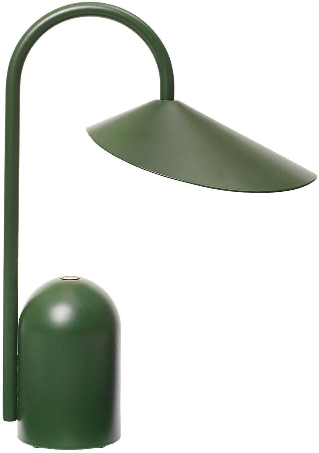 ferm LIVING Arum portable LED table lamp grass green