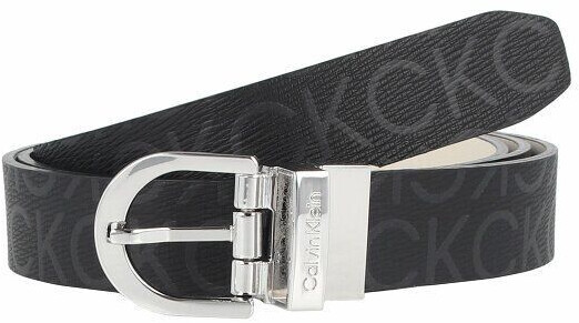 Calvin Klein CK Must Buckle Rev 2.5 Belt (K60K609981) mono/black