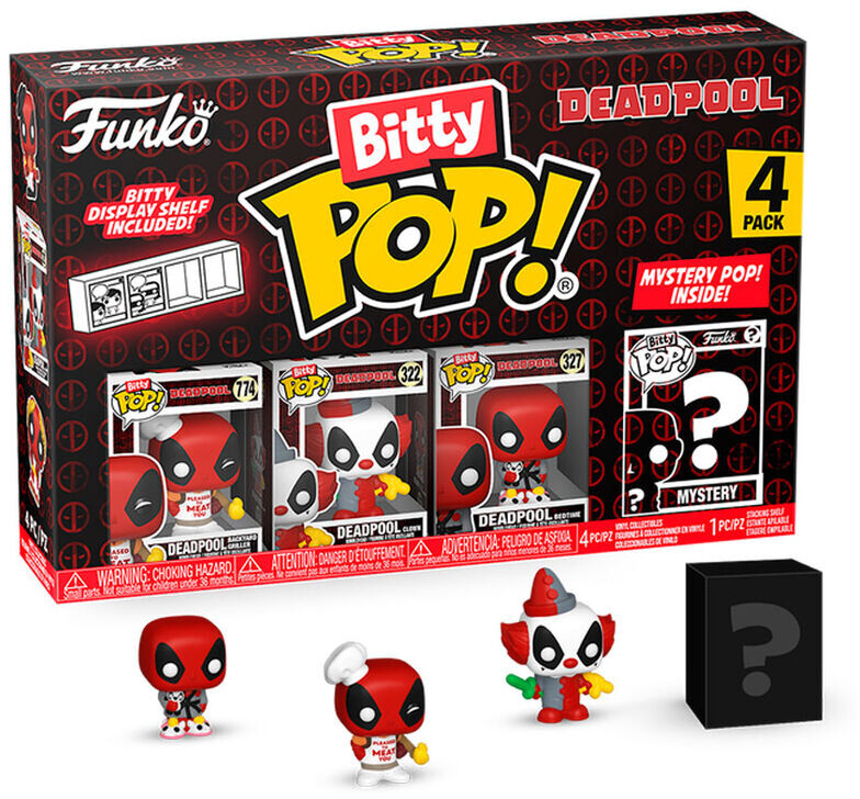 Buy Funko Bitty Pop! Deadpool 4Pack Series 1 from £13.00 (Today