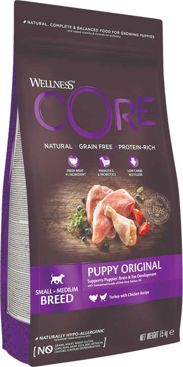 Wellness core puppy wet food on sale