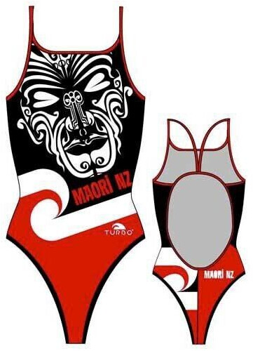 Turbo Maori New Zealand Swimsuit Women (892912-0809) red