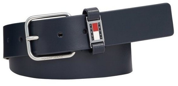 Tommy Hilfiger Leather Badge Plaque Belt (AM0AM12045) dark night navy