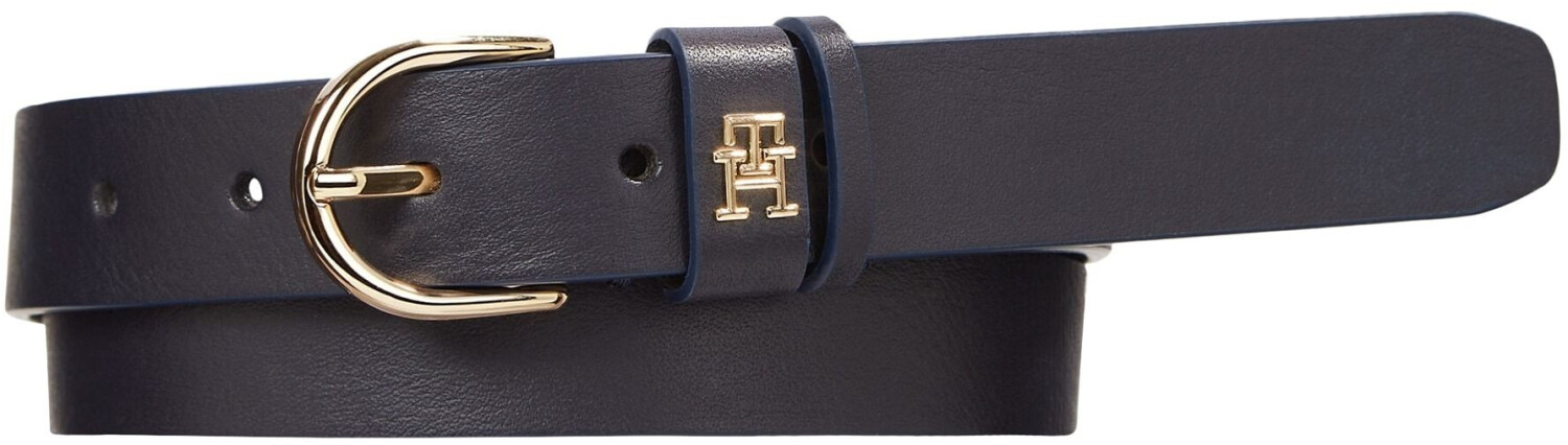 Tommy Hilfiger Essential Ledergürtel mit TH-Monogramm (AW0AW15766 