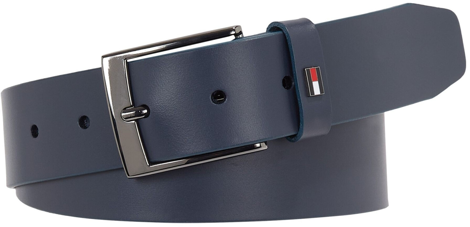 Tommy Hilfiger Adan Enamel Flag Smooth Leather Belt (AM0AM12052)