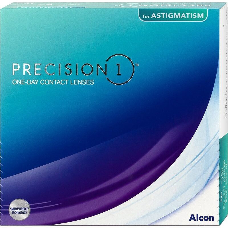 Alcon Precision1 for Astigmatism +1.25 (90 lentilles)