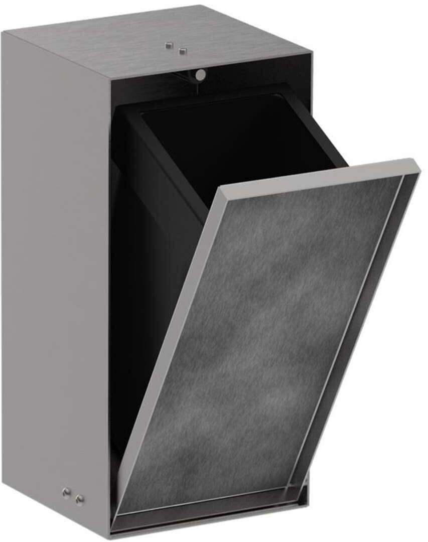 Hansgrohe XtraStoris Rock built-in waste bin 2.5l stainless steel brushed