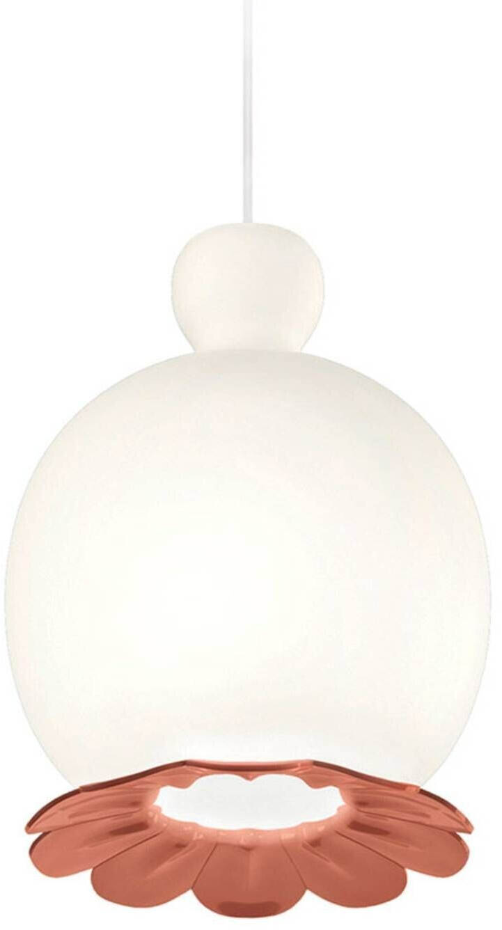 Kundalini Opyo pendant light, hand-blown, coral