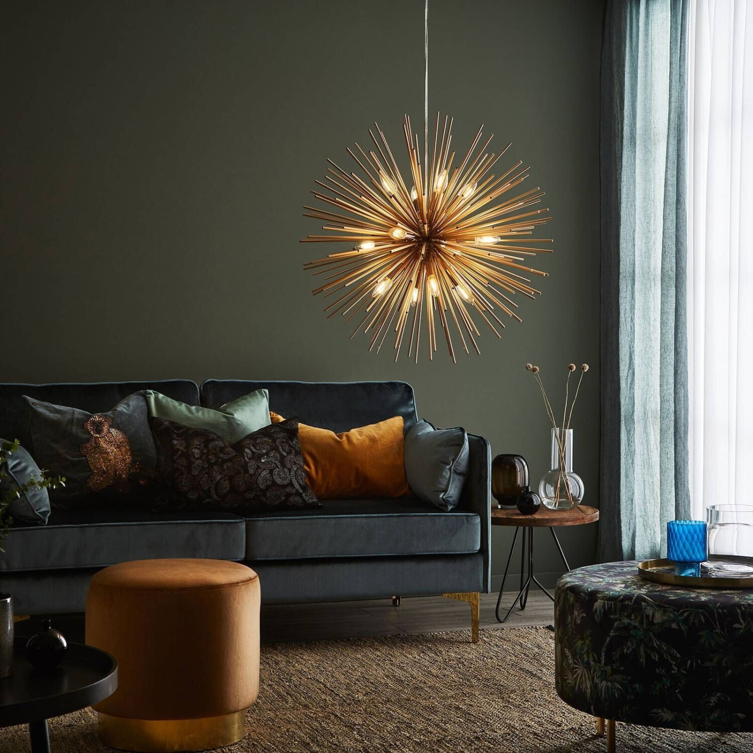 Markslöjd Lighting Soleil pendant light in gold