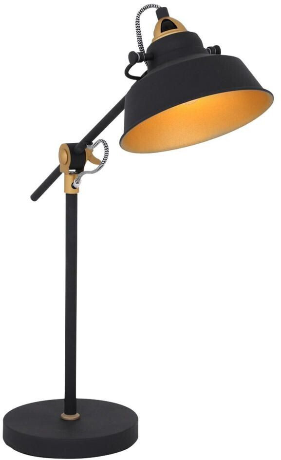 Steinhauer Table lamp Nové, adjustable, black
