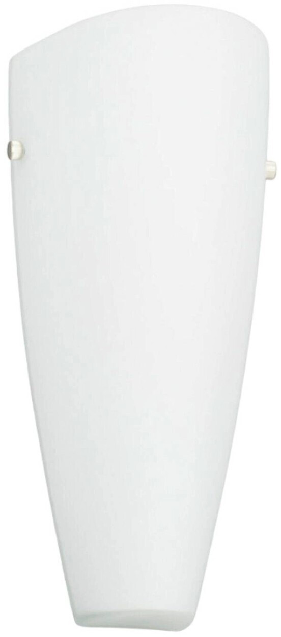 Lindby Glass wall lamp Hermine in white