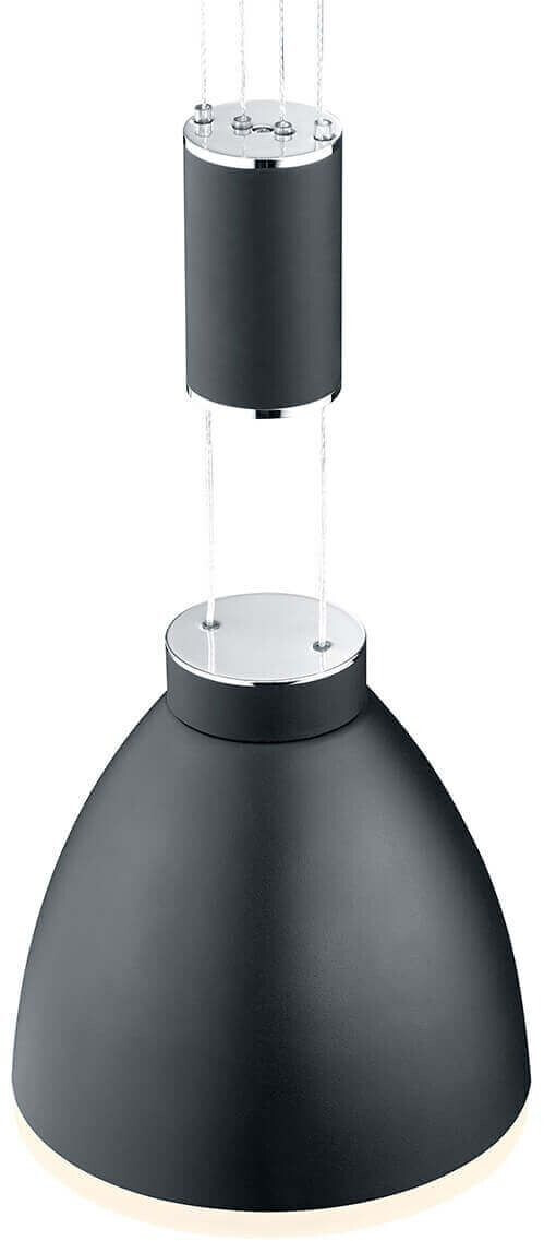 HELL LED pendant light Leni, 1-bulb, black