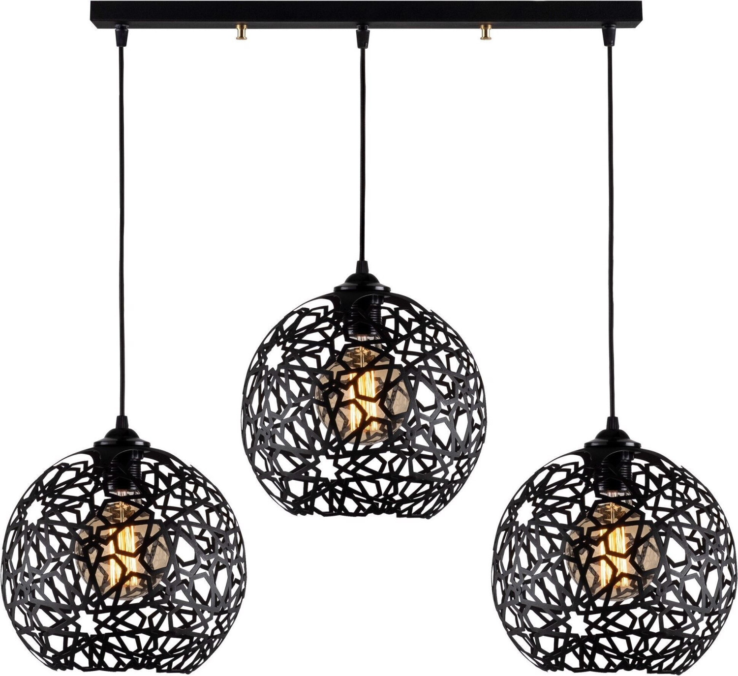 Opviq Hanging lamp Fellini MR-786 3-bulb linear black