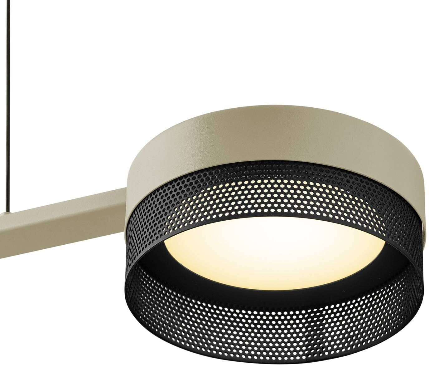 HELL LED hanging light Mesh 3-bulb. Dimmer, sand/black