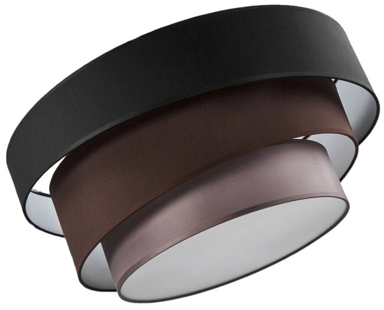 Lindby Ceiling lamp Melia, black and brown