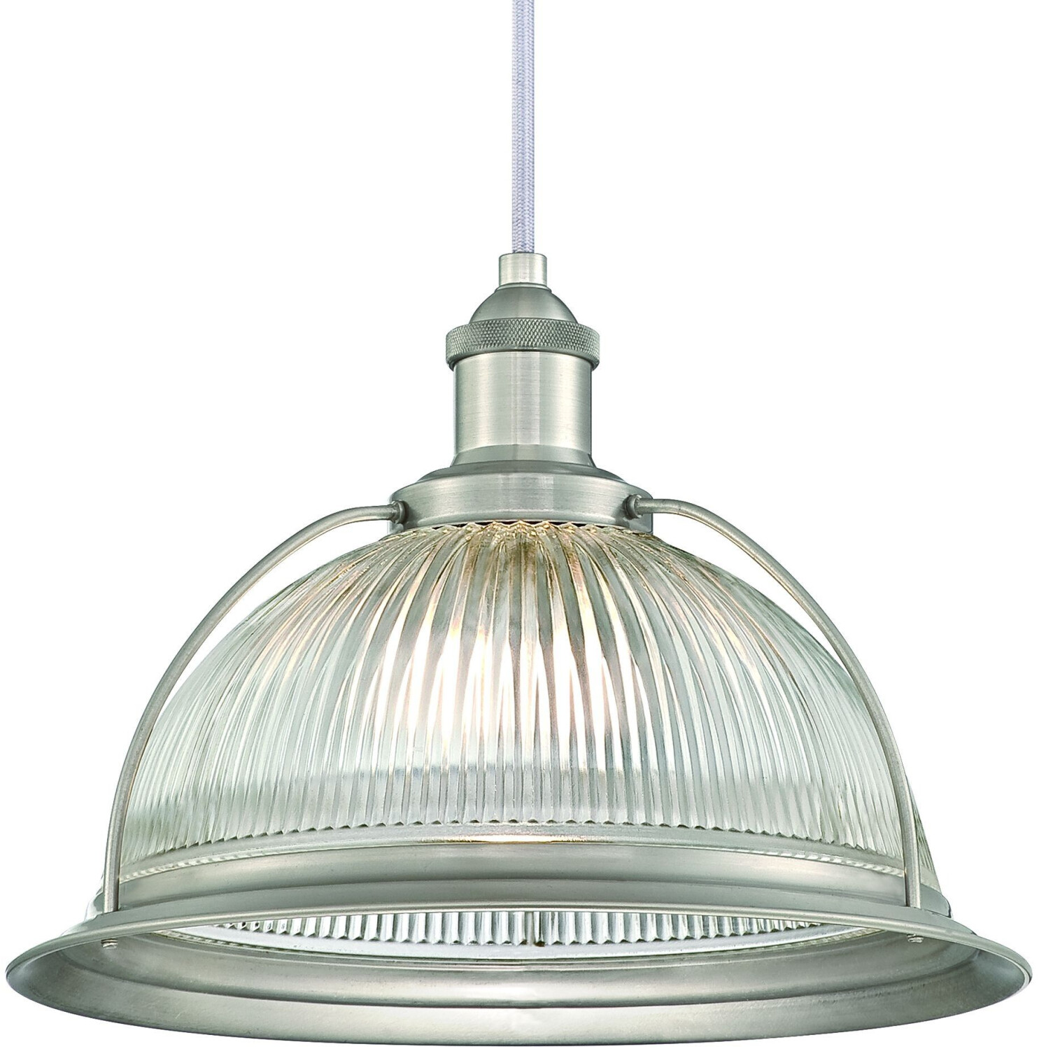 Westinghouse 6338740 pendant light, glass, nickel