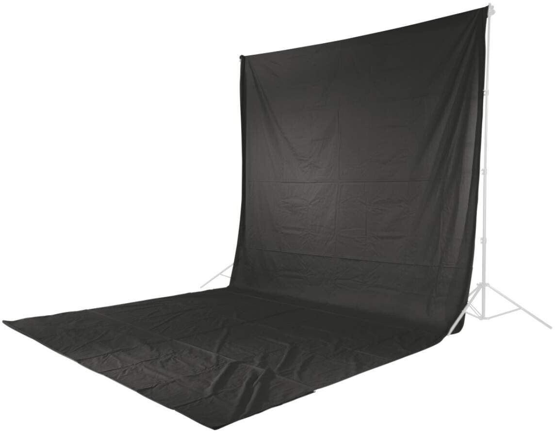 Hama Photostudio-Background, Cloth, 2,95x6 m Black