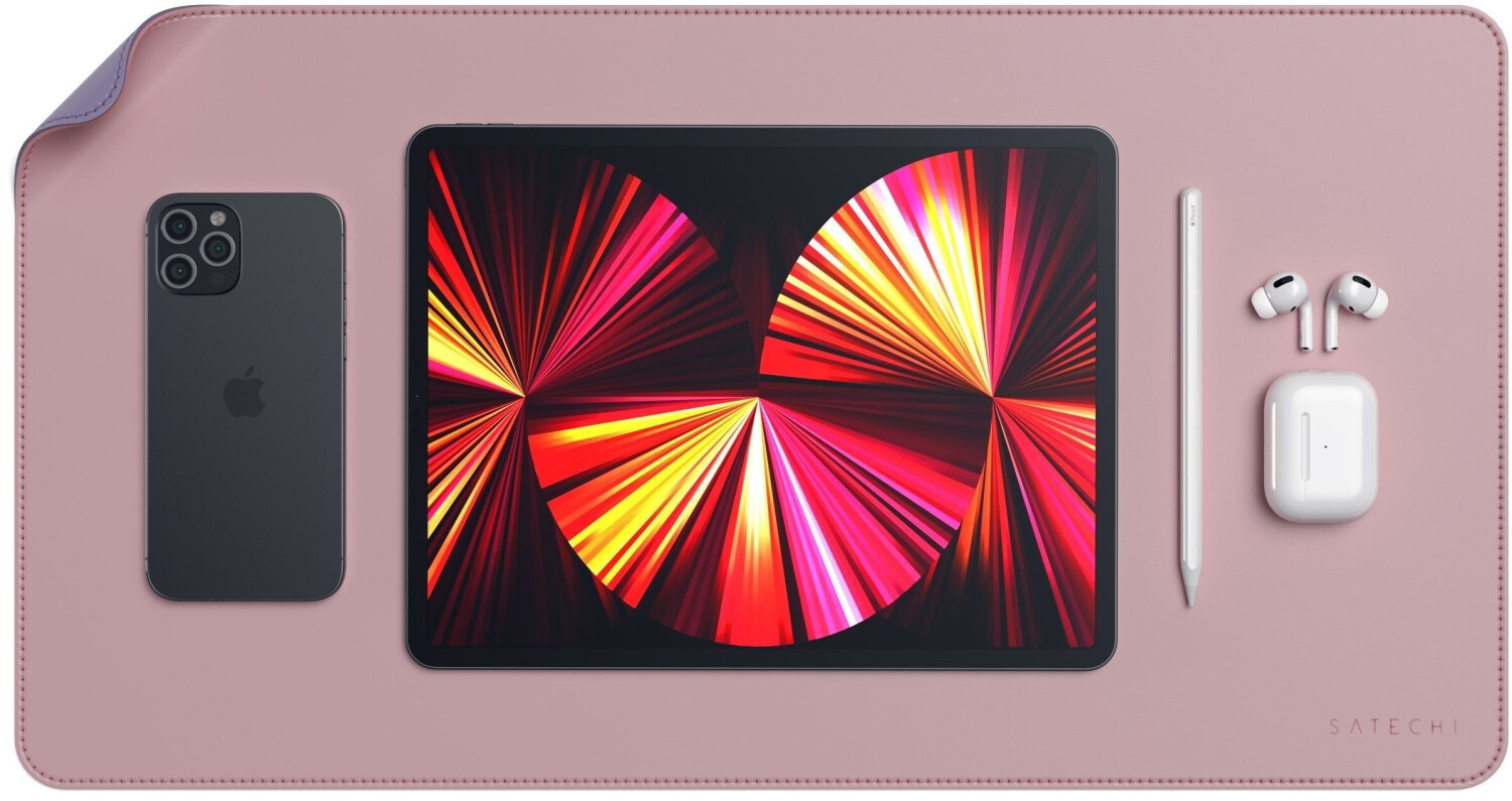 Satechi Dual Sided Eco-Leather Deskmate Pink/Purple