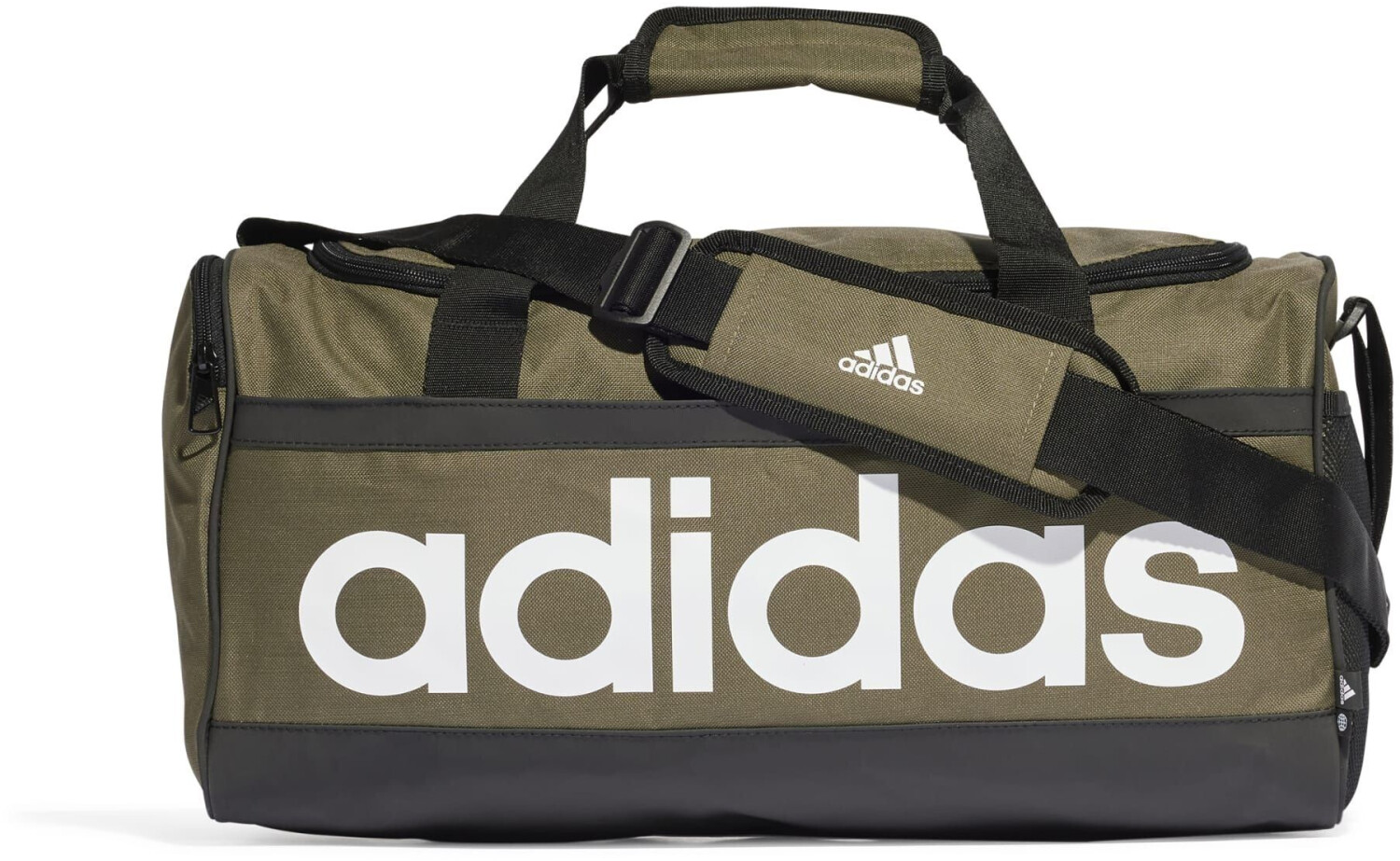 Adidas Linear Duffel Bag S olive black white HR5354 ab 16 99 Preisvergleich bei idealo