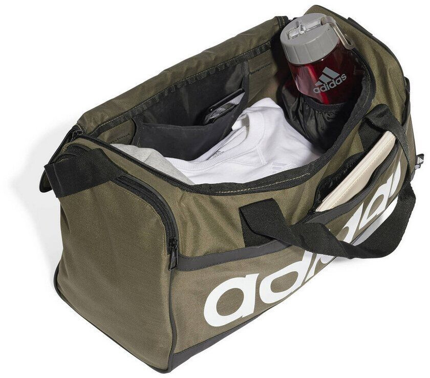 Adidas Linear Duffel Bag S olive black white HR5354 ab 16 99 Preisvergleich bei idealo