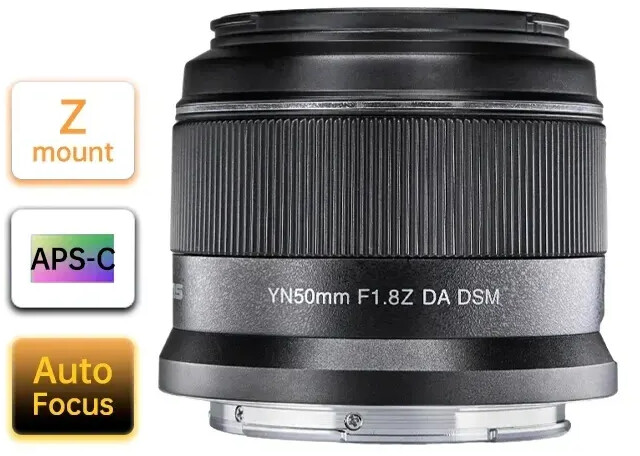 Yongnuo YN50mm f1.8Z DA DSM Nikon Z