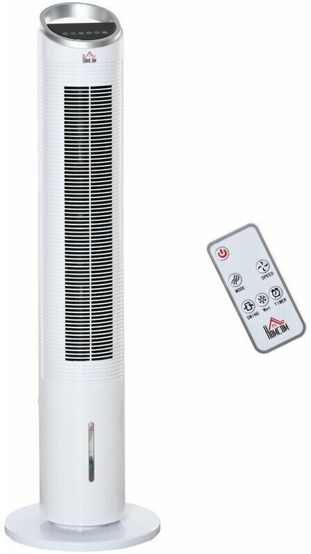 HomCom Ventilateur colonne rafraîchisseur d'air 4 en 1
