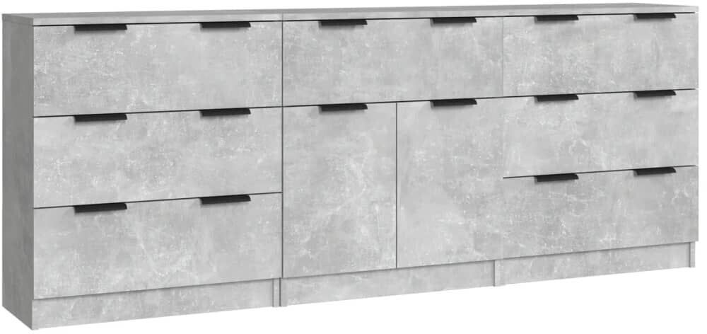 vidaXL Sideboard wood material 3-piece. 60x70cm (3115799)