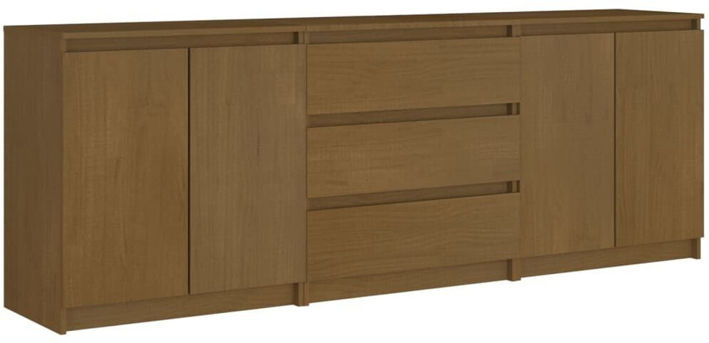vidaXL Side cabinet solid pine wood 180x65cm (3094296)
