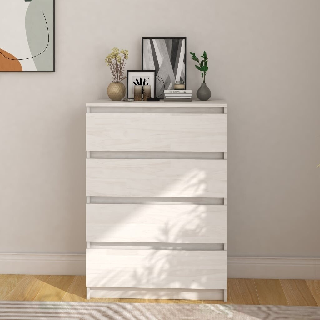 vidaXL Side cabinet solid pine wood 60x84cm (808104)