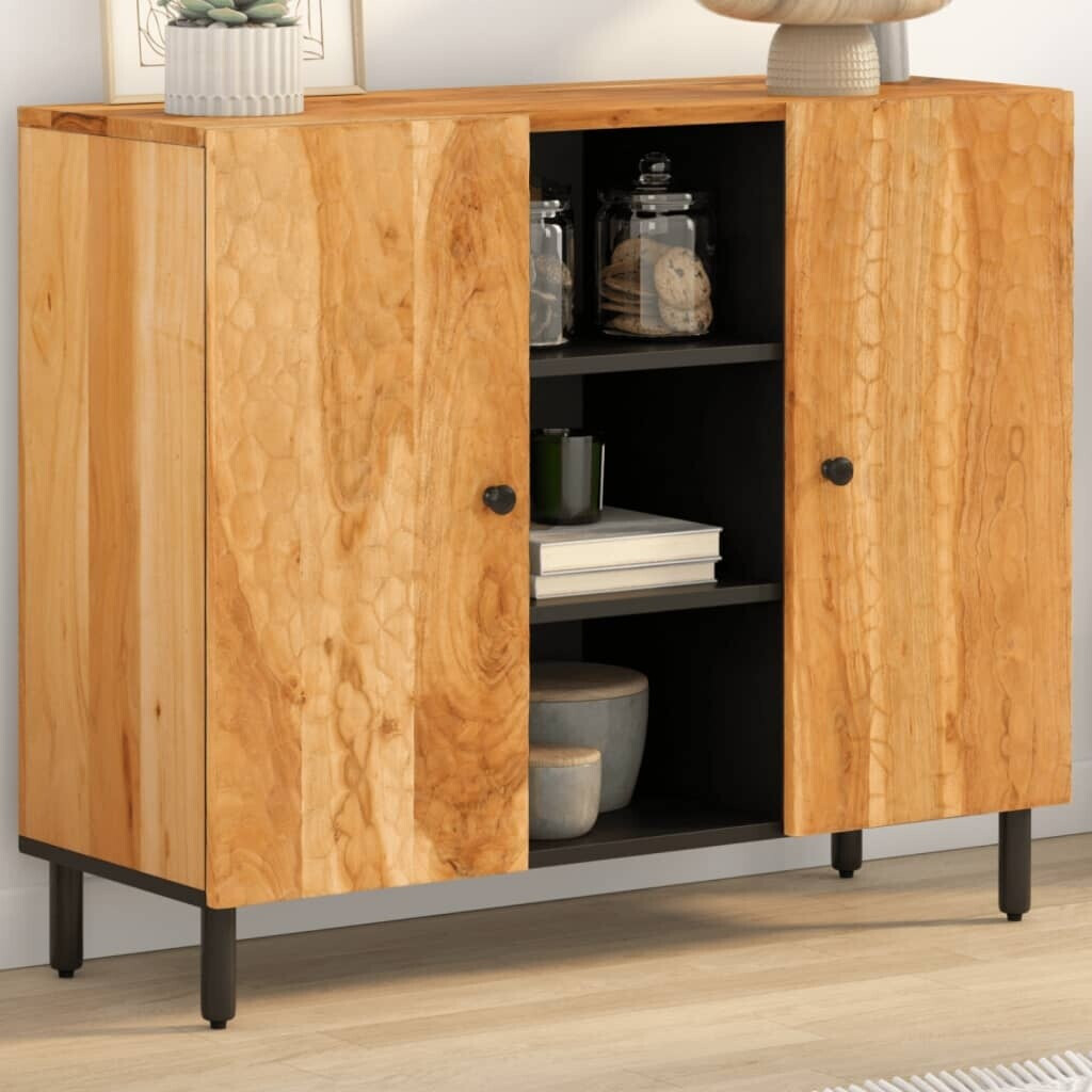 vidaXL Side cabinet solid acacia wood 90x75cm (356883)
