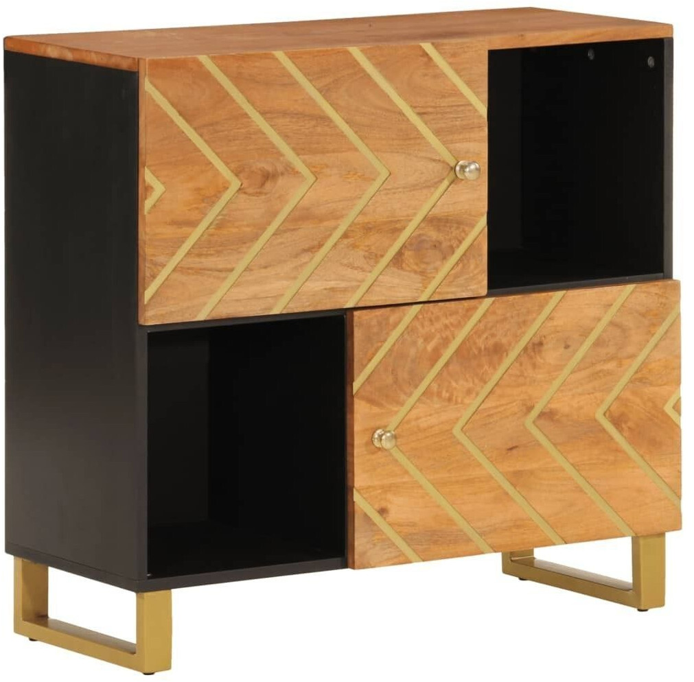 vidaXL Side cabinet and solid wood Mango 80x75cm (356810)