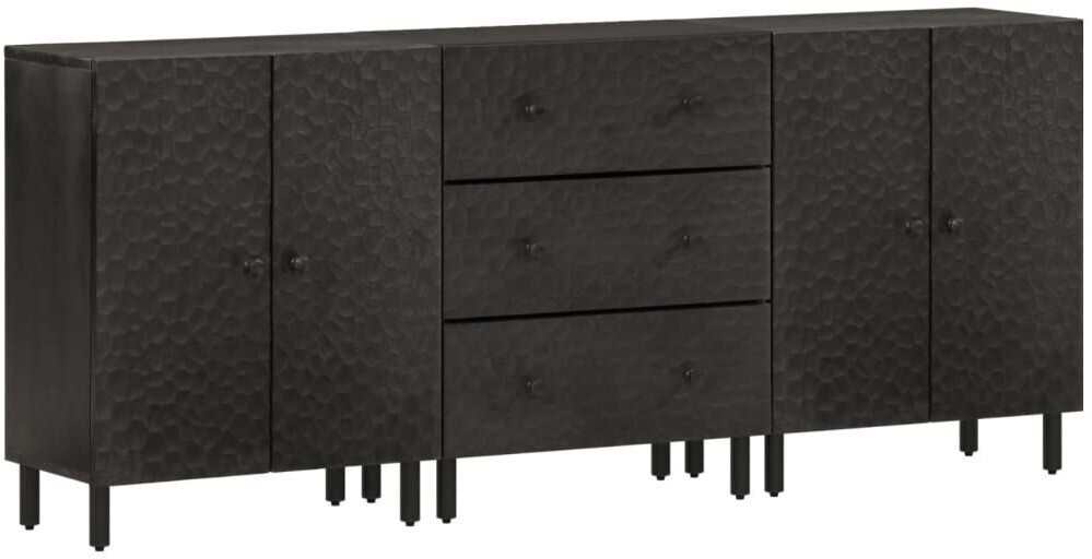 vidaXL Side cabinets 3 pieces solid mango wood 60x75cm (3206284)
