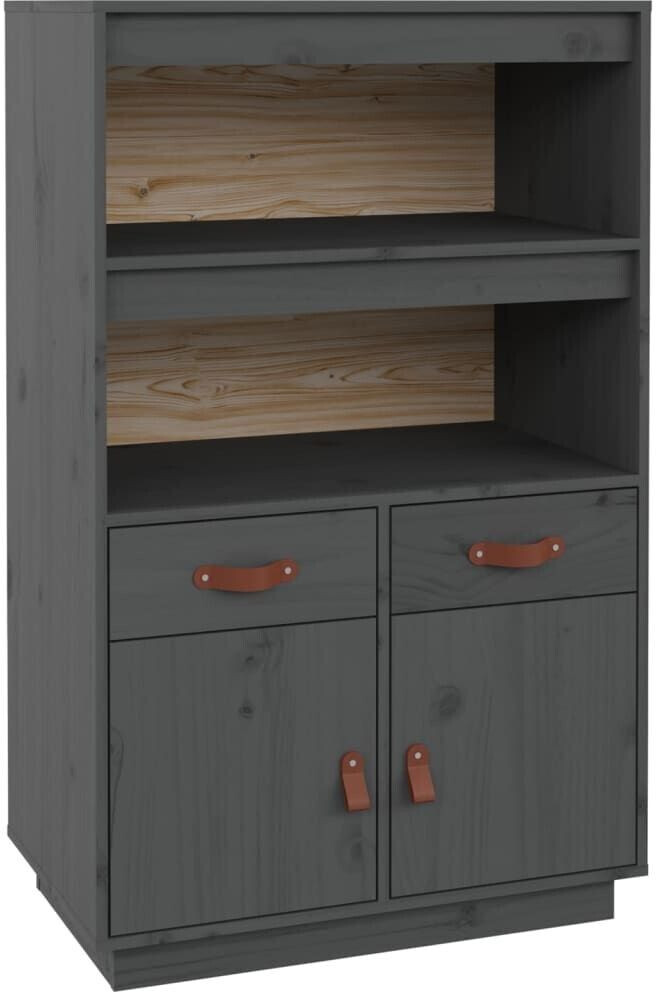 vidaXL Highboard solid pine wood 67x108.5cm (820159)