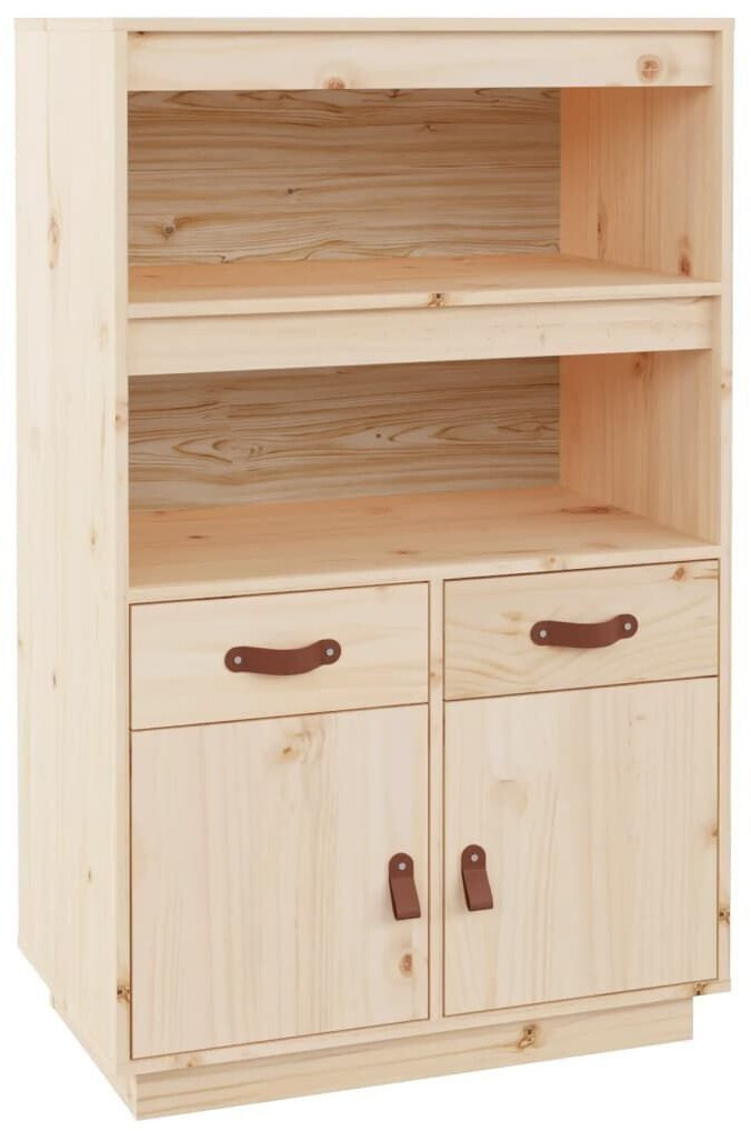 vidaXL Highboard solid pine wood 67x108.5cm (820157)