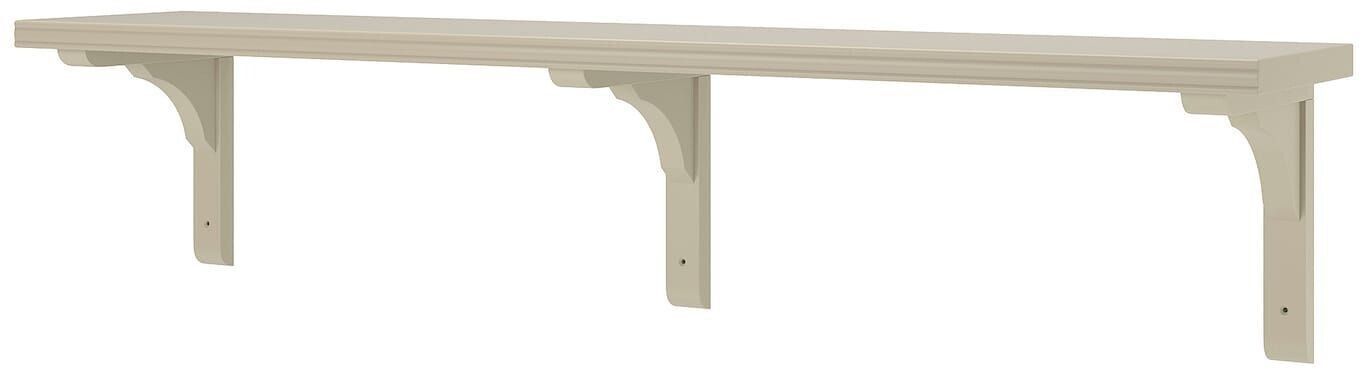 Ikea BERGSHULT / RAMSHULT Wandregal graubeige 120x20 cm
