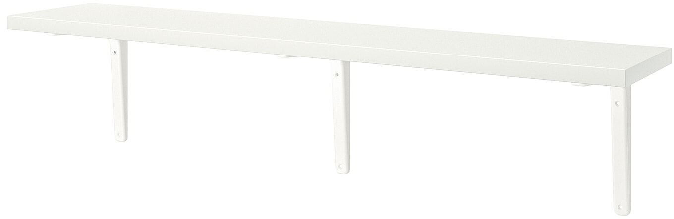 Ikea BERGSHULT / TOMTHULT Konsole mit Bord weiß 120x20 cm