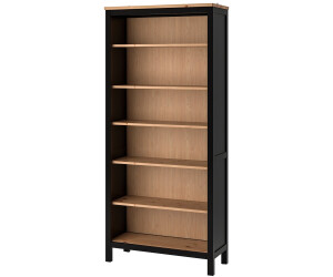 Ikea HEMNES Bücherregal schwarzbraun/hellbraun 90x37x187 cm