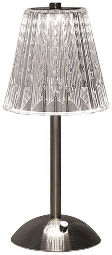 V-TAC Dimmable and rechargeable LED table lamp LED/2.4W/5V 3000-6000K 1800 mAh chrome