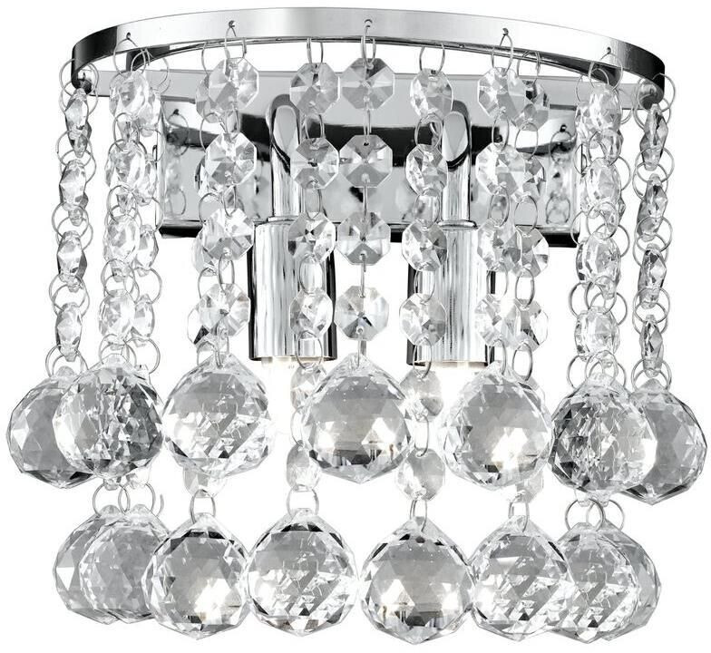 Searchlight Crystal ceiling light HANNA 2xG9/33W/230V