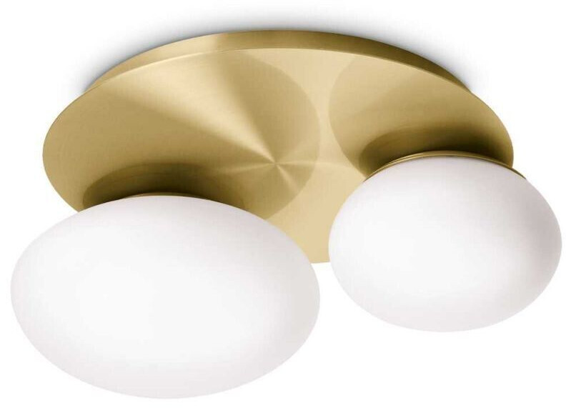 IDEAL LUX LED ceiling light NINFEA 2xLED/9W/230V gold