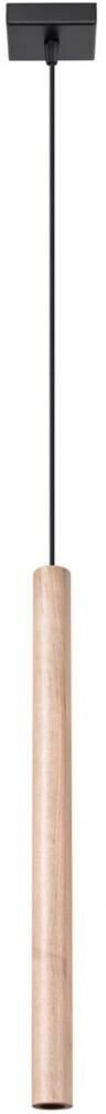 Sollux SL.1266 - Hanging lamp on cord PASTELO 1xG9/8W/230V wood
