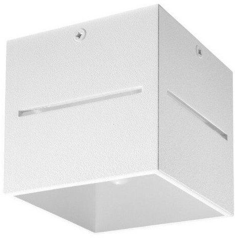 Licht-Erlebnisse Surface-mounted ceiling spot white aluminum ceiling lamp kitchen hallway - white